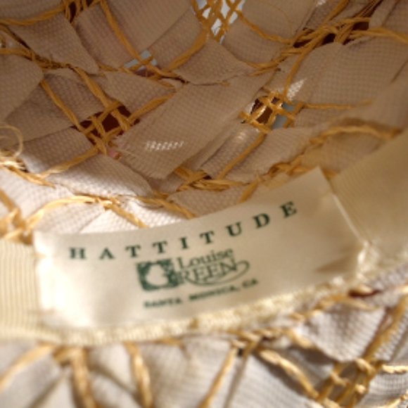 VTG 80’s-90’s WOVEN WIDE BRIM HAT main image 5